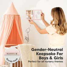 Load image into Gallery viewer, Rune Hand & Footprint Keepsake Frame (Petal Pink)