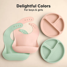 Load image into Gallery viewer, 2-Pack Prep Silicone Bibs (Mellow)