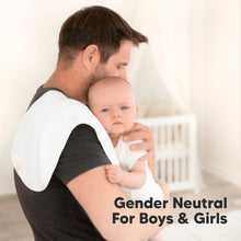 Load image into Gallery viewer, Softe Muslin Baby Burp Cloth (Soft White)