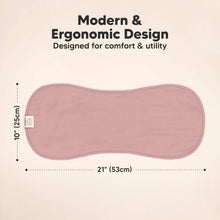 Load image into Gallery viewer, Softe Muslin Baby Burp Cloth (Mauve)