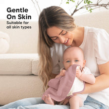 Load image into Gallery viewer, Softe Muslin Baby Burp Cloth (Mauve)