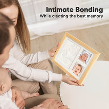 Load image into Gallery viewer, Baby Handprint & Footprint Keepsake Solo Frame (Natural Pine)