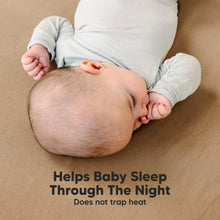 Load image into Gallery viewer, Soothe Fitted Crib Sheet (Pecan)