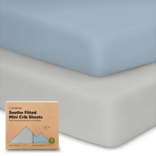 Load image into Gallery viewer, Soothe Fitted Mini Crib Sheet