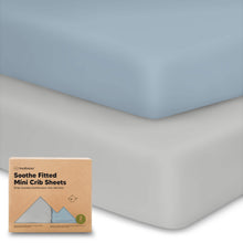 Load image into Gallery viewer, Soothe Fitted Mini Crib Sheet