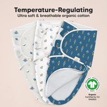 Load image into Gallery viewer, 3-Pack Soothe Zippy Swaddle Wrap (Cosmo)