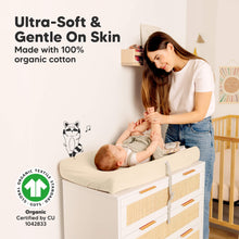 Load image into Gallery viewer, 2-Pack Soothe Changing Pad Covers (Pecan)