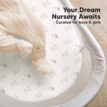 Load image into Gallery viewer, 2-Pack Soothe Fitted Bassinet Sheets (Bumble Bear)