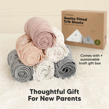 Load image into Gallery viewer, Soothe Fitted Crib Sheet (Dreamland)