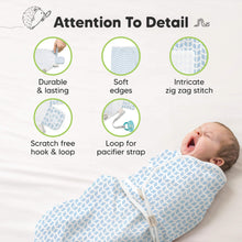 Load image into Gallery viewer, 3-Pack Soothe Swaddle Wraps (Storm)
