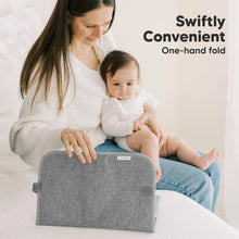 Load image into Gallery viewer, Swift Diaper Changing Pad (Classic Gray)