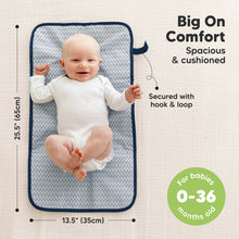 Load image into Gallery viewer, Swift Diaper Changing Pad (Navy Blue)