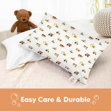 Load image into Gallery viewer, Printed Toddler Pillowcase 13X18" (Construction)