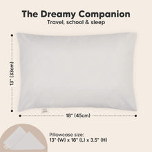 Load image into Gallery viewer, Toddler Pillow with Pillowcase (French Gray)