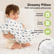 Load image into Gallery viewer, Toddler Pillow with Pillowcase (Submarines)