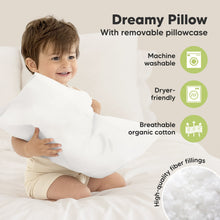 Load image into Gallery viewer, Toddler Pillow with Pillowcase (Tractor)