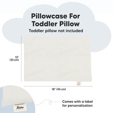 Load image into Gallery viewer, Printed Toddler Pillowcase 13X18" (Pearl Gray)