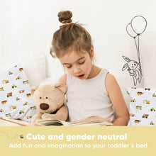 Load image into Gallery viewer, Toddler Pillow with Pillowcase (Construction)