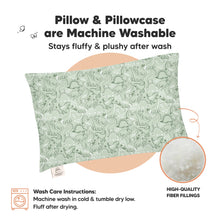 Load image into Gallery viewer, Toddler Pillow with Pillowcase (DinoDood)