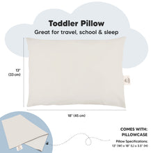 Load image into Gallery viewer, Toddler Pillow with Pillowcase (Clay)