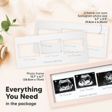 Load image into Gallery viewer, Trio Baby Sonogram Frame (Petal Pink)