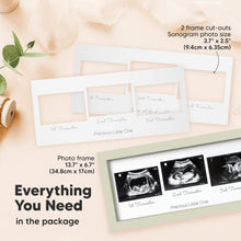 Load image into Gallery viewer, Trio Baby Sonogram Frame (Sage)