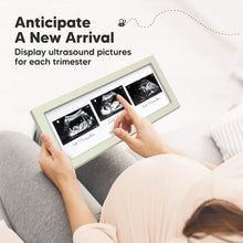 Load image into Gallery viewer, Trio Baby Sonogram Frame (Sage)