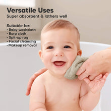 Load image into Gallery viewer, Deluxe Baby Washcloths (Toast)