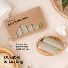 Load image into Gallery viewer, Deluxe Baby Washcloths (Toast)