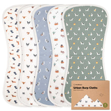 Load image into Gallery viewer, Urban Burp Cloths (Pets & Paws)