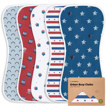 Load image into Gallery viewer, Urban Burp Cloths (U.S.A)