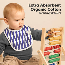 Load image into Gallery viewer, 8-Pack Urban Drool Bibs (Azure)