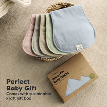 Load image into Gallery viewer, 5-Pack Urban Quin Burp Cloths