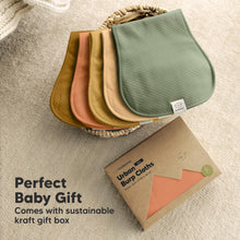 Load image into Gallery viewer, 5-Pack Urban Quin Burp Cloths (Phase)