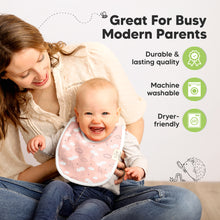 Load image into Gallery viewer, 8-Pack Urban Drool Bibs (Sweet Charm)