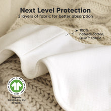 Load image into Gallery viewer, 5-Pack Urban Quin Burp Cloths (Soft White)