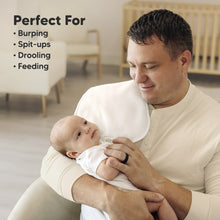 Load image into Gallery viewer, 5-Pack Urban Quin Burp Cloths (Soft White)