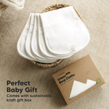 Load image into Gallery viewer, 5-Pack Urban Quin Burp Cloths (Soft White)