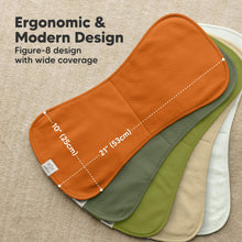 Load image into Gallery viewer, 5-Pack Urban Quin Burp Cloths (Palms)