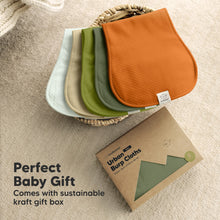 Load image into Gallery viewer, 5-Pack Urban Quin Burp Cloths (Palms)
