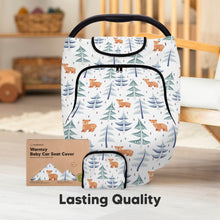 Load image into Gallery viewer, Warmzy Baby Car Seat Cover (Wintry)