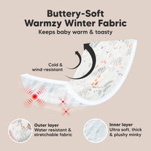 Load image into Gallery viewer, Warmzy Baby Car Seat Cover (Fable)