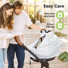 Load image into Gallery viewer, Warmzy Baby Car Seat Cover (Fable)