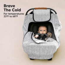 Load image into Gallery viewer, Warmzy Baby Car Seat Cover (Herringbone)