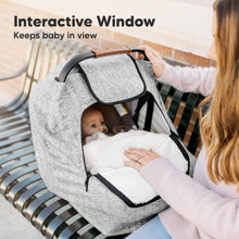 Load image into Gallery viewer, Warmzy Baby Car Seat Cover (Herringbone)
