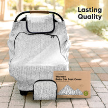 Load image into Gallery viewer, Warmzy Baby Car Seat Cover (Herringbone)