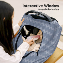 Load image into Gallery viewer, Warmzy Baby Car Seat Cover (Indigo)