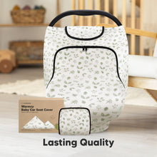 Load image into Gallery viewer, Warmzy Baby Car Seat Cover (Laurel)