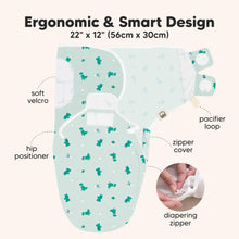 Load image into Gallery viewer, 3-Pack Soothe Zippy Swaddle Wrap (Space Quest)