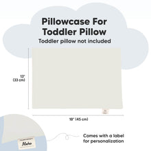 Load image into Gallery viewer, Printed Toddler Pillowcase 13X18" (Clay)